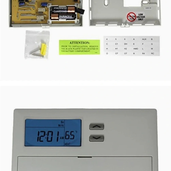 LuxPro Electronic Programmable  Thermostat BNIB - Picture 4 of 6